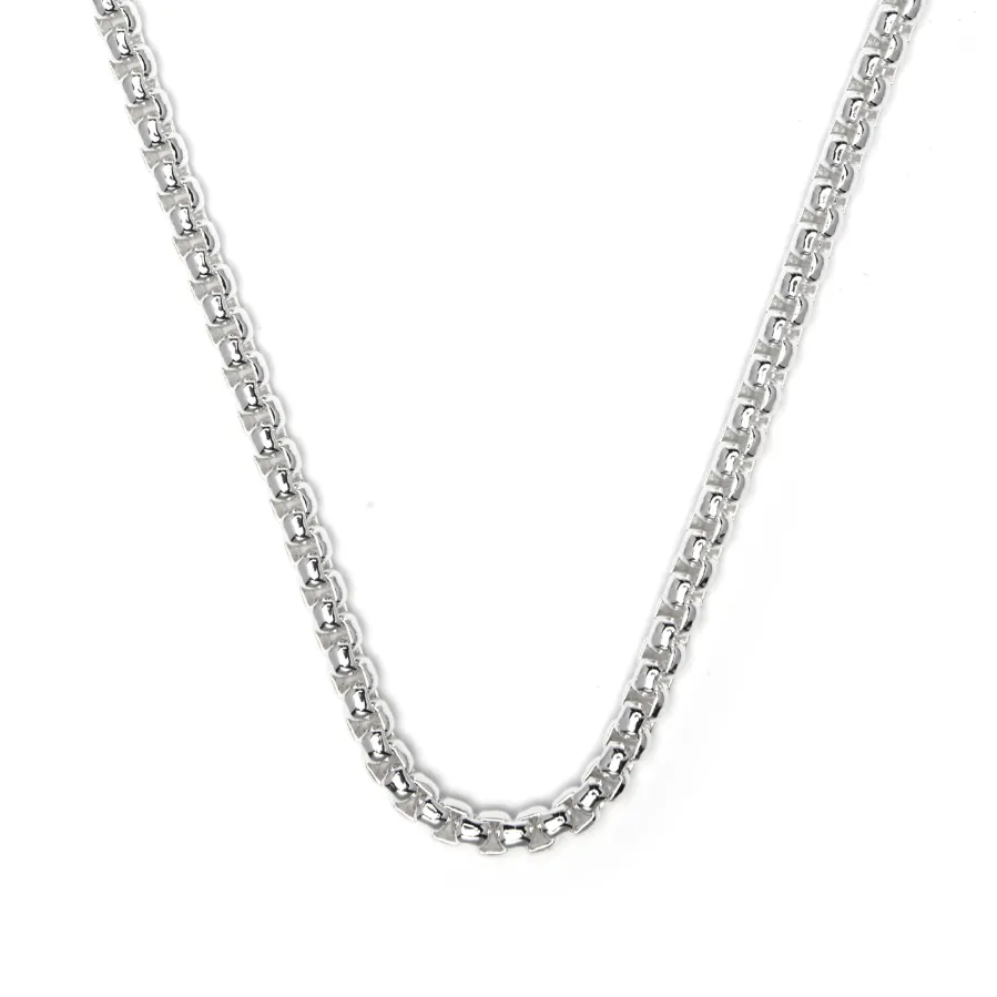 Collar de 42cm acabado en rodio - Zugiro