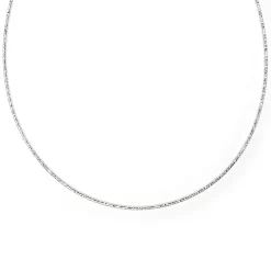 Collar de 45cm acabado en rodio - Nui