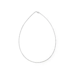 Collar de 45cm acabado en rodio - Nui