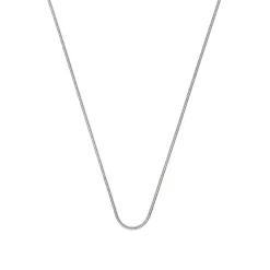 Collar de 45cm acabado en rodio - Axio