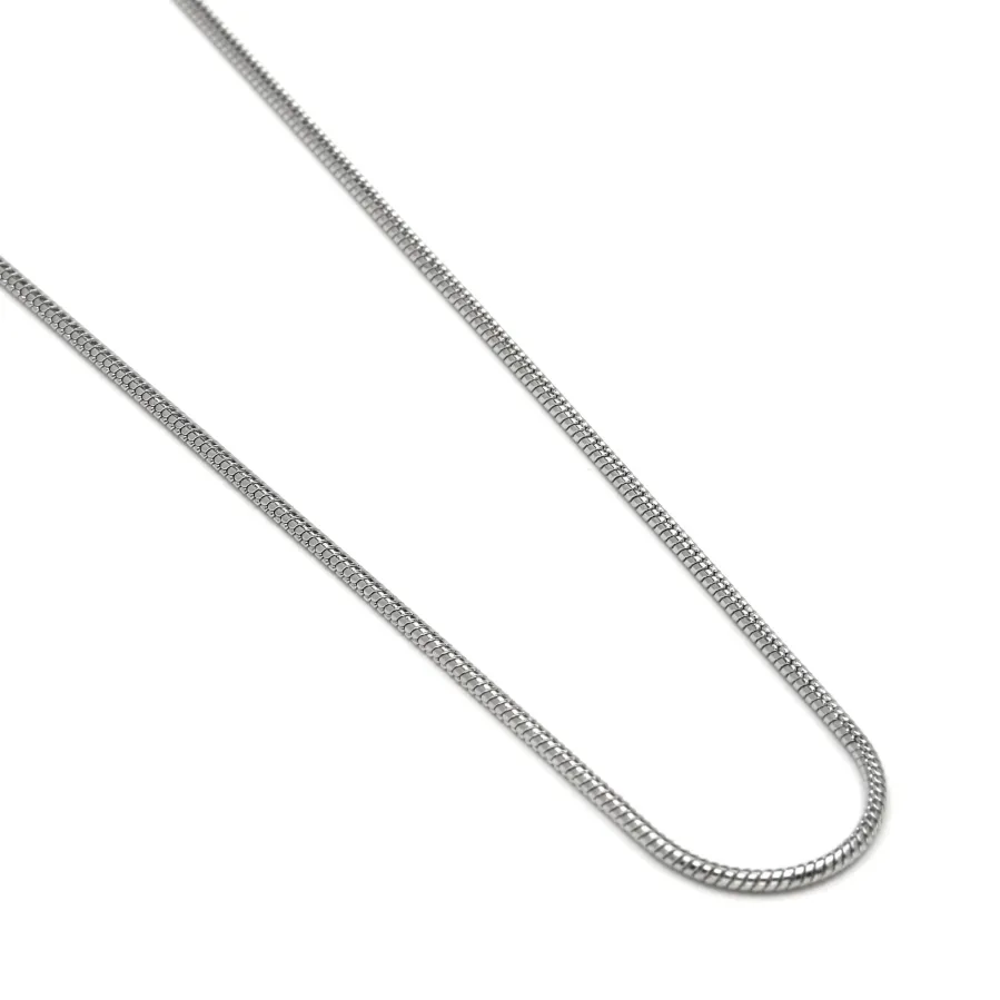 Collar de 45cm acabado en rodio - Axio