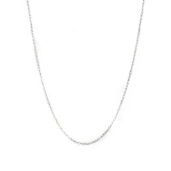 Collar de 45cm acabado en rodio - Thoth