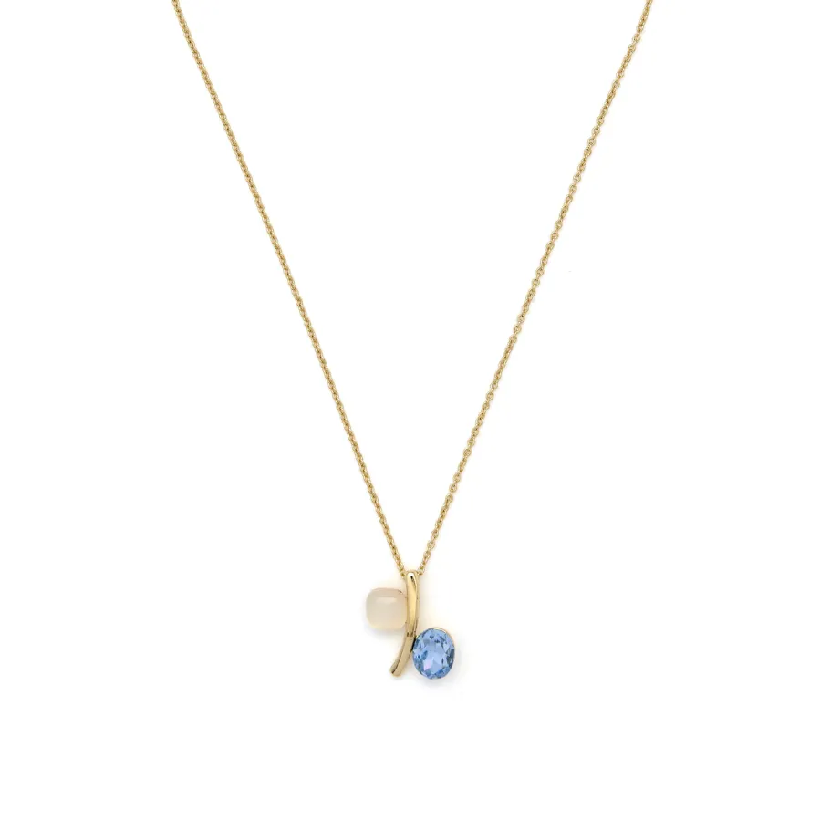 Collar de Ojo de Gato acabado en oro amarillo 18k - Hared