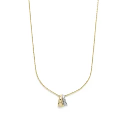 Collar de Plata de Ley 925 acabado oro amarillo 18k - Gayma