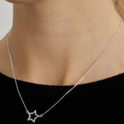 Collar de Plata de Ley 925 acabado en rodio - Bandoead