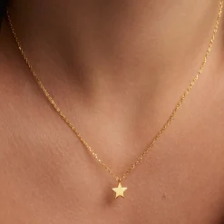 Collar de Plata de Ley 925 acabado en oro amarillo 18K - Remih