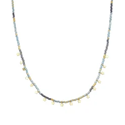 Collar de Plata de Ley 925 acabado en oro amarillo 18K - Muh