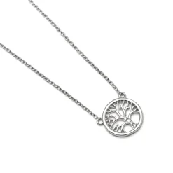 Collar de Plata de Ley 925 con Circonita Brillante acabado en rodio - Arbol Vida