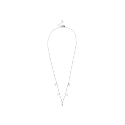 Collar de Plata de Ley 925 con Circonita Brillante acabado en rodio - Estrella
