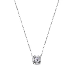Collar de Plata de Ley 925 con Circonita Brillante acabado en rodio - Dyadu