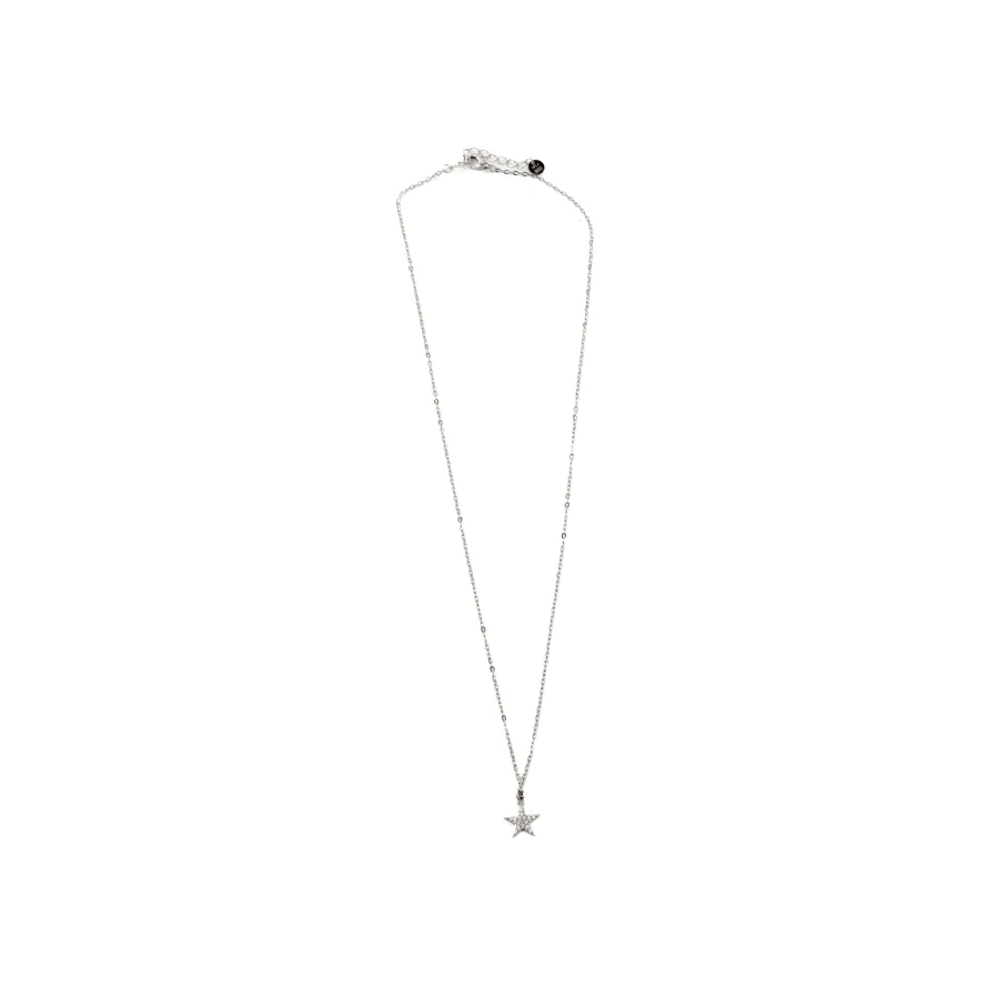 Collar de Plata de Ley 925 con Circonita Brillante acabado en rodio - Leilda