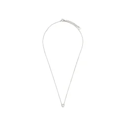 Collar de Plata de Ley 925 con Circonita Brillante acabado en rodio - Imrak