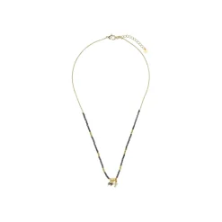 Collar de Plata de Ley 925 y Circonita Brillante acabado en oro amarillo 18k - Phanvas