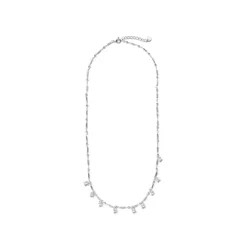 Collar de Plata de Ley 925 y Circonita Brillante acabado en rodio - Parkli