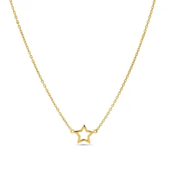 Collar Plata De Ley 925 acabado oro 18k - Bandoead