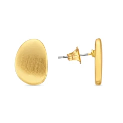 Pendientes acabado en oro amarillo de 18k - Oga