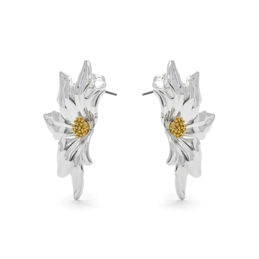 Pendientes acabado en oro amarillo 18k - Nescha
