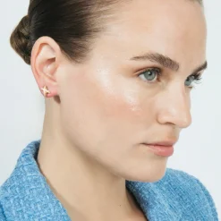 Pendientes acabado en oro amarillo 18k - Fimi