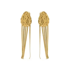Pendientes acabado en oro amarillo 18k - Belol