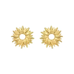 Pendientes acabado oro amarillo de 18k - Mysma
