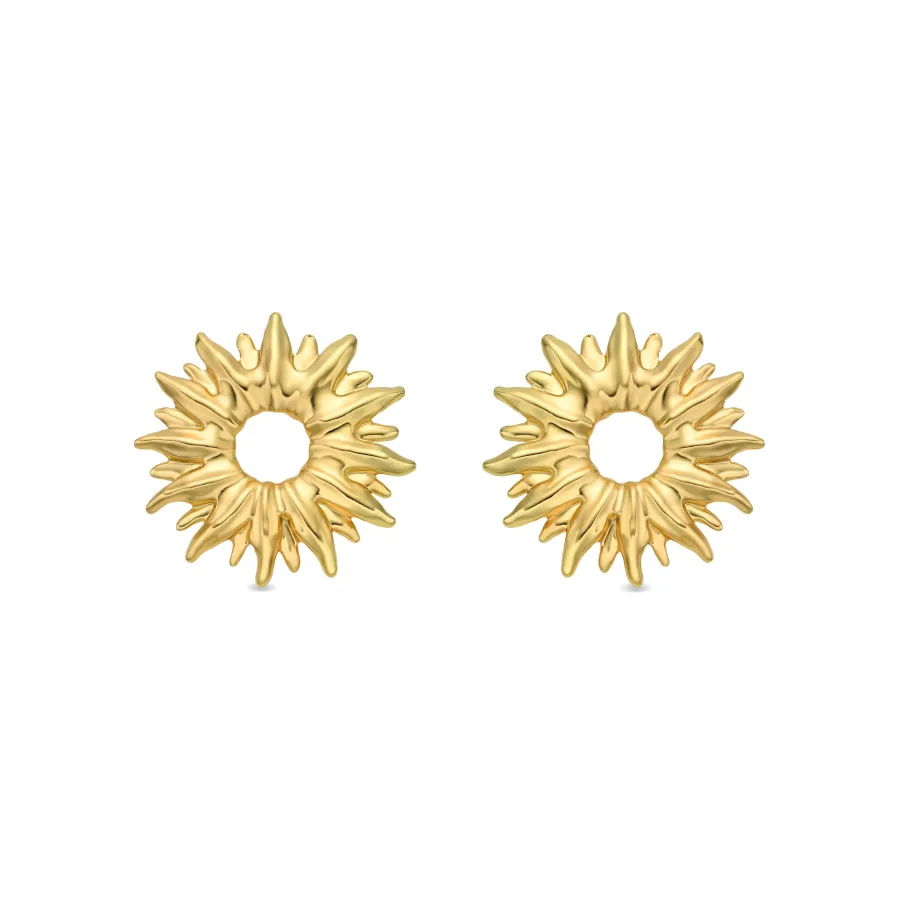 Pendientes acabado oro amarillo de 18k - Mysma