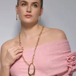 Pendientes acabado oro amarillo de 18k - Othoai