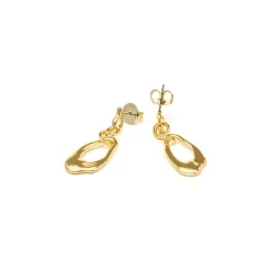 Pendientes acabado oro amarillo de 18k - Othoai