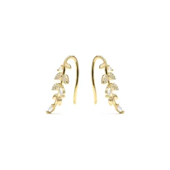 Pendientes acabado oro amarillo de 18k y Circonita Brillante - Sudceo