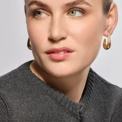 Pendientes acabado oro amarillo de 18k - Banni