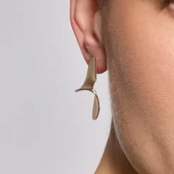 Pendientes acabado oro amarillo de 18k - Khano