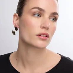 Pendientes acabado oro amarillo de 18k - Khano