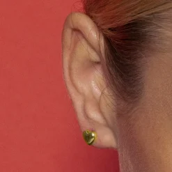 Pendientes acabado oro 18k - Hazain