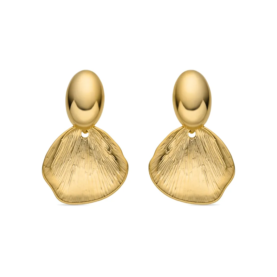 Pendientes acabado oro 18k - Ondex