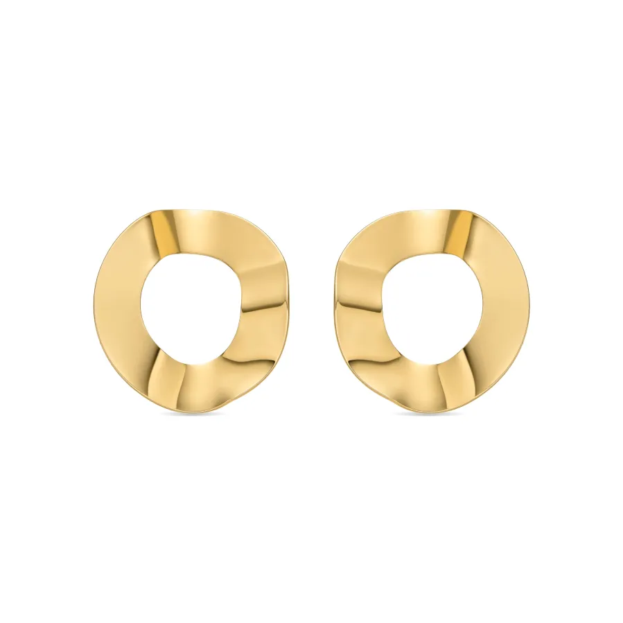 Pendientes acabado oro 18k - Shumi