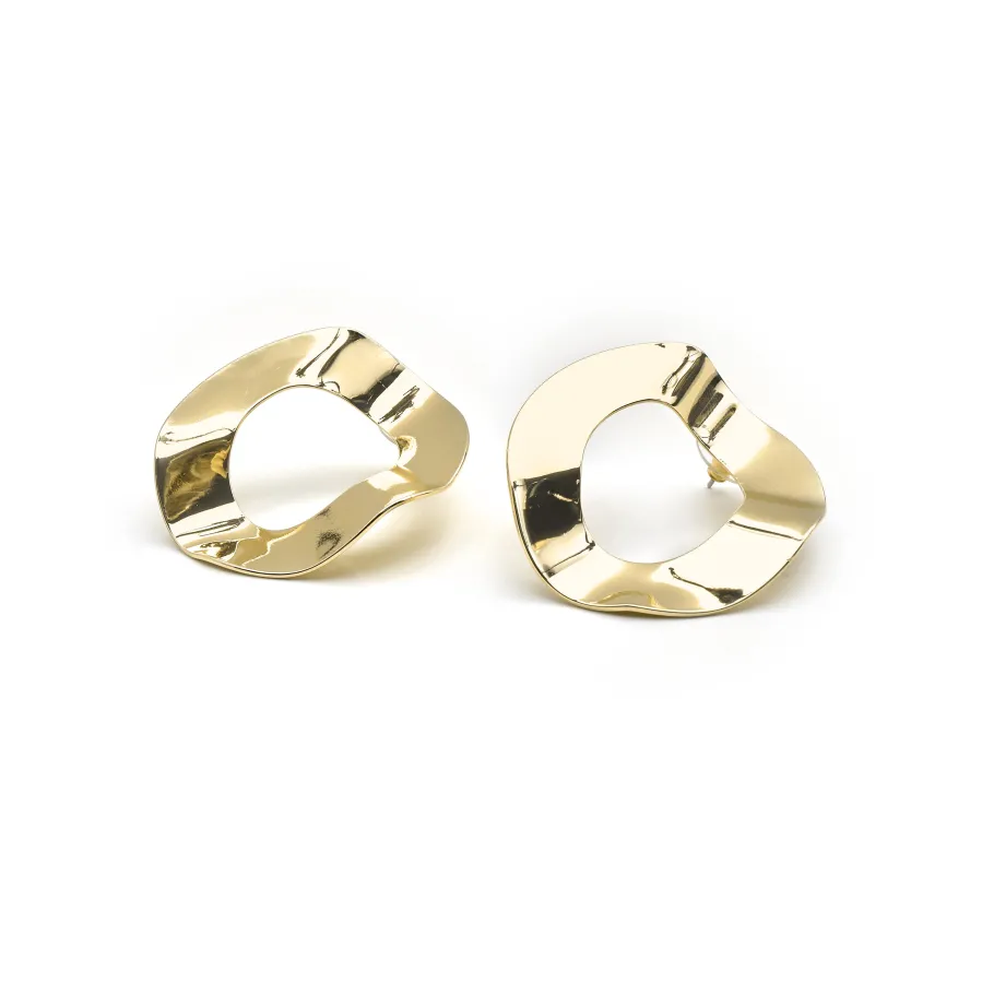 Pendientes acabado oro 18k - Shumi