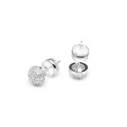 Pendientes acabado plata y Circonita Brillante - Ramir