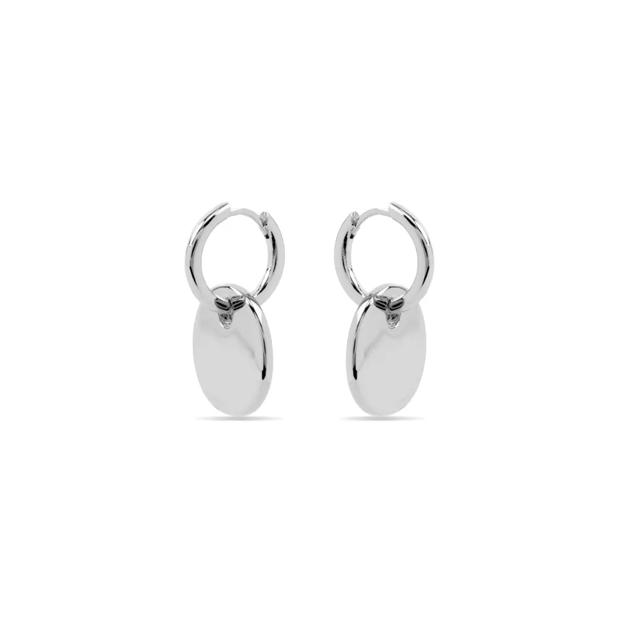 Pendientes acabado plata - Lieb