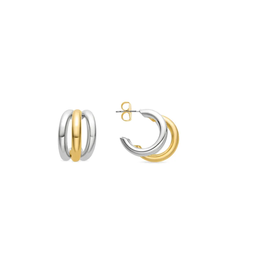 Pendientes acabado plata - Nove