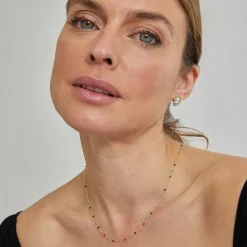 Pendientes acabados en oro amarillo 18K - Bocar