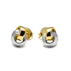 Pendientes acabados en oro amarillo 18K - Bocar