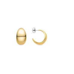 Pendientes acabados en oro amarillo 18K - Elfay