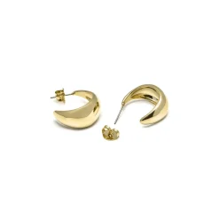 Pendientes acabados en oro amarillo 18K - Elfay