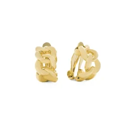 Pendientes acabados en oro amarillo 18K - Dabbahu