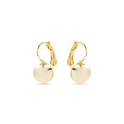 Pendientes acabados en oro amarillo 18K - Nenje