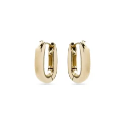 Pendientes acabados en oro amarillo 18K - Tankon