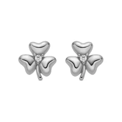 Pendientes con Circonita Brillante acabado plata - Furne
