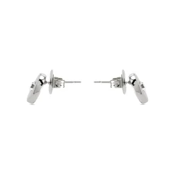 Pendientes con Circonita Brillante acabado plata - Moi