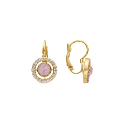 Pendientes con Circonita Brillante acabado oro 18k - Othal