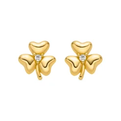 Pendientes con Circonita Brillante acabado oro 18k - Furne