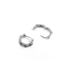 Pendientes de Circonita Brillante acabados en rodio - Layen
